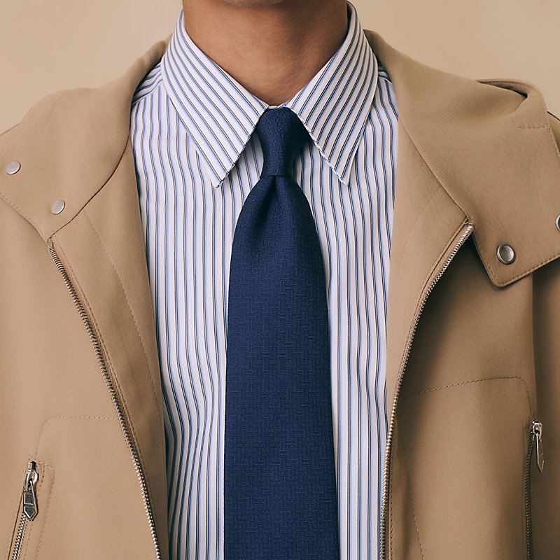 H Trefles tie 8 cm | Hermès UK